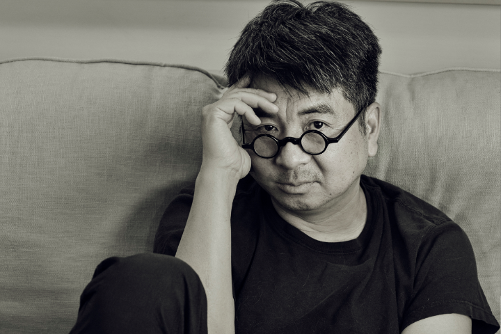 a man with glasses